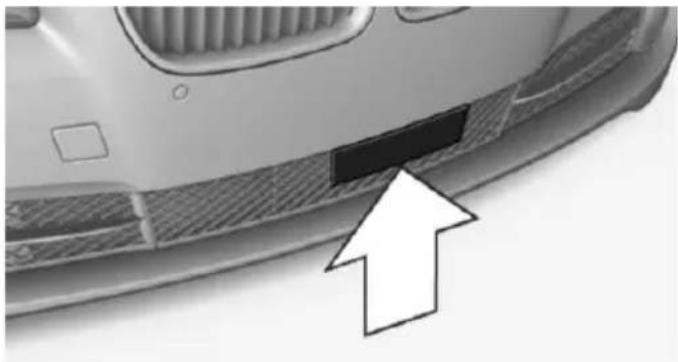 BMW 650i xDrive Gran Coupe (2014) - Radar sensor - 1