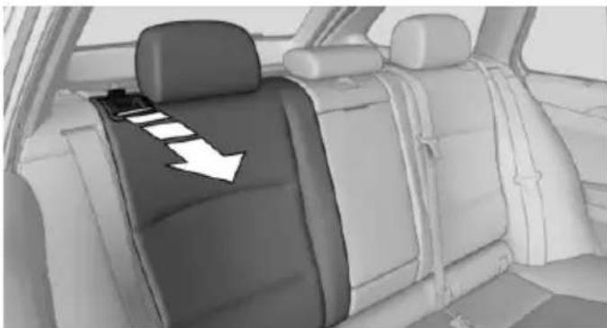 BMW X5 xDrive35d (2014) - Folding down the sides - 2