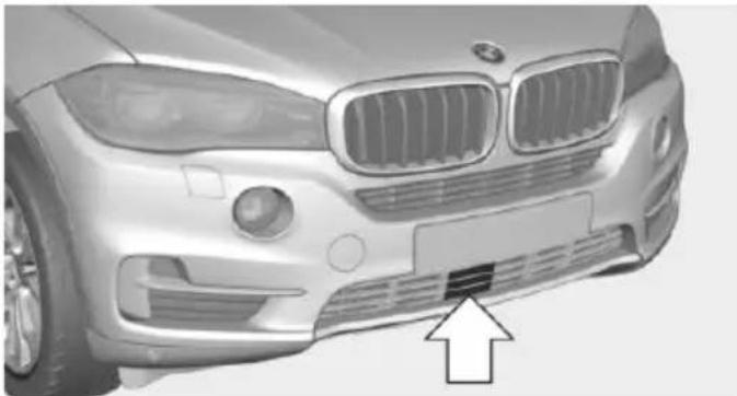 BMW X5 xDrive35d (2014) - Radar sensor - 1