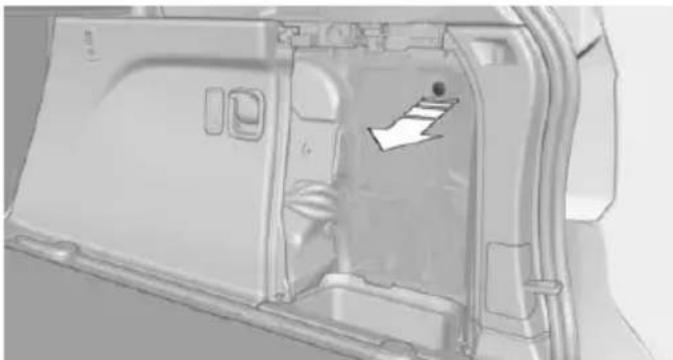BMW X5 xDrive35d (2014) - Manually unlocking fuel filler flap - 2