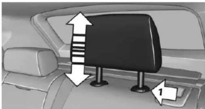 BMW X5 xDrive35d (2014) - Adjusting the height - 1