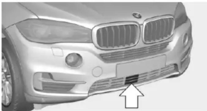 BMW X5 xDrive35d (2014) - Radar sensor - 1