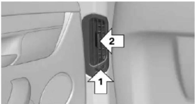 BMW X5 xDrive35d (2014) - Lateral ventilation - 1