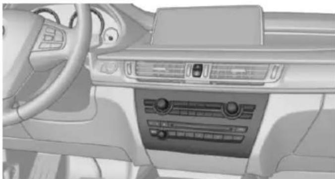 BMW X5 xDrive35d (2014) - Button in the vehicle - 1