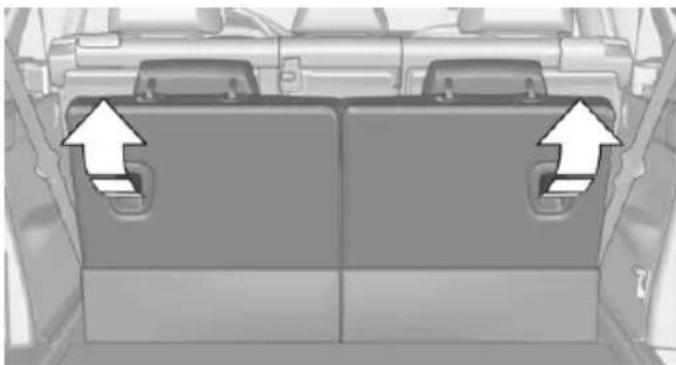 BMW X5 xDrive35d (2014) - Folding the backrest down - 1