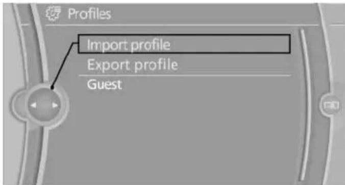 BMW 328i Sedan (2013) - Importing profiles - 1