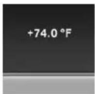 BMW 328i Sedan (2013) - External temperature warning - 1