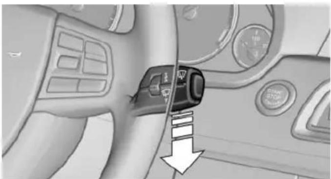 BMW 328i Sedan (2013) - Switching off and brief wipe - 1