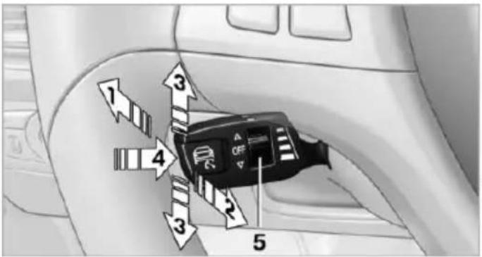 BMW X6 xDrive50i (2013) - One lever for all functions - 1