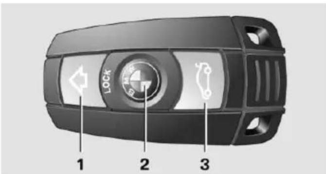 BMW X6 xDrive50i (2013) - Remote control/key - 1
