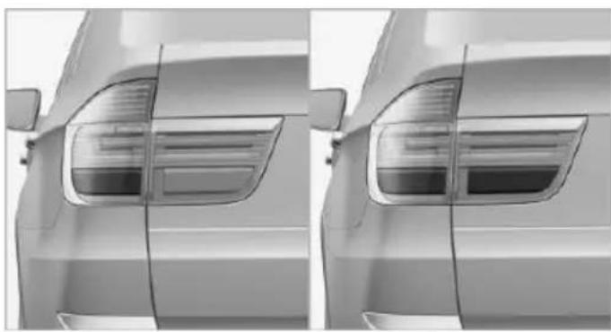 BMW X6 xDrive50i (2013) - Brake force display - 1