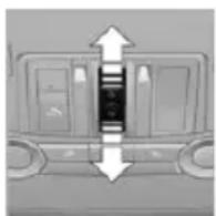 BMW X6 xDrive50i (2013) - Opening/closing the glass sunroof and sliding visor together - 1