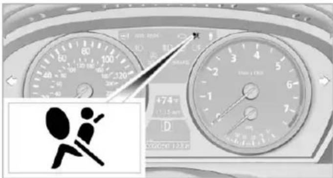 BMW X6 xDrive50i (2013) - Operational readiness of airbag system - 1