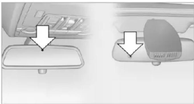 BMW X6 xDrive50i (2013) - Interior rearview mirror - 2