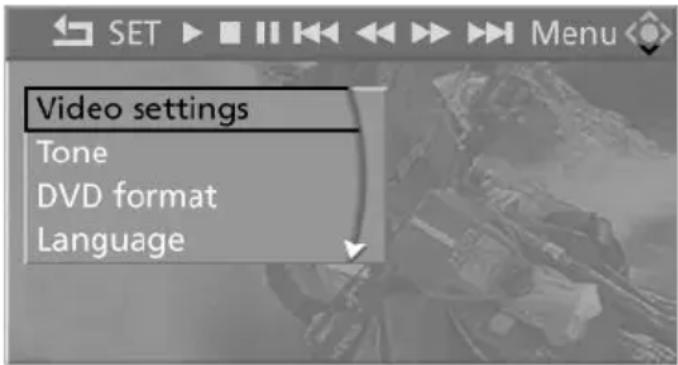 BMW X6 xDrive50i (2013) - Making settings for DVD - 1