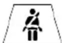 BMW X6 xDrive50i (2013) - Safety belt reminder for the driver's and front passenger seat - 1