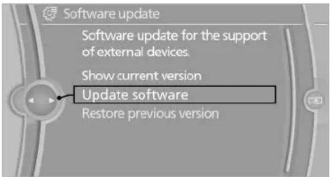 BMW X6 xDrive50i (2013) - Updating software via USB - 1