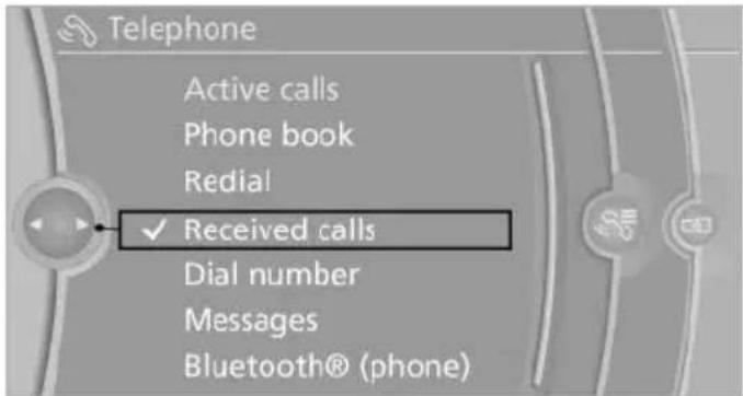 BMW X6 xDrive50i (2013) - Displaying calls - 1
