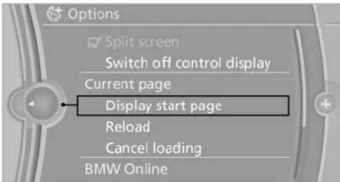 BMW X6 xDrive50i (2013) - Opening the start page - 1