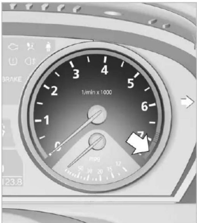 BMW X6 xDrive50i (2013) - When the vehicle is parked - 1