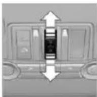 BMW X6 xDrive50i (2013) - Opening/closing the glass sunroof - 1
