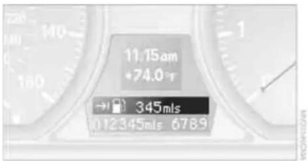 BMW 135i Coupe (2012) - Calling up information - 2
