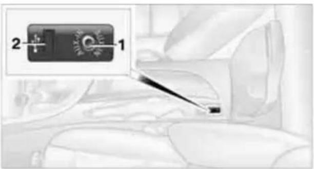 BMW 135i Coupe (2012) - Connecting via the USB audio interface - 1
