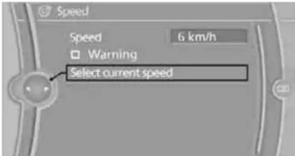 BMW 135i Coupe (2012) - Applying your current speed as the limit - 1