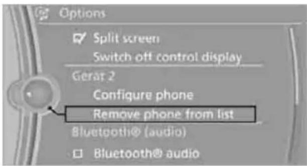 BMW 135i Coupe (2012) - Unpairing device - 1