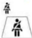 BMW 135i Coupe (2012) - Safety belt reminder for front seats - 1