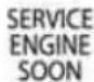 BMW 135i Coupe (2012) - Indicator lamps without text messages - 7