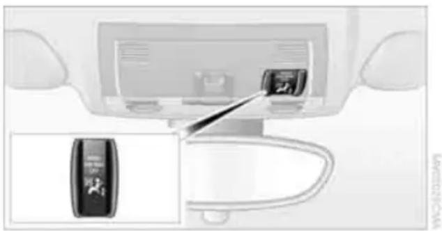 BMW 135i Coupe (2012) - Automatic deactivation of the front passenger airbags - 3