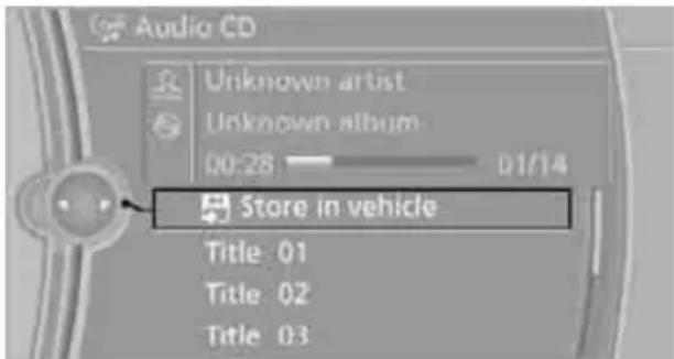 BMW 135i Coupe (2012) - Storing files from CDs/DVDs - 1