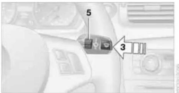 BMW 135i Coupe (2012) - Activating intermittent wipe or rain sensor - 1