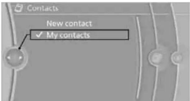 BMW 135i Coupe (2012) - Displaying contacts - 1