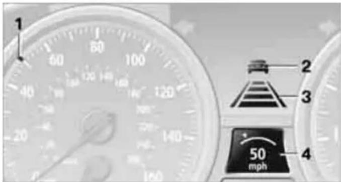 BMW 335i Coupe (2012) - Displays in the instrument cluster - 1