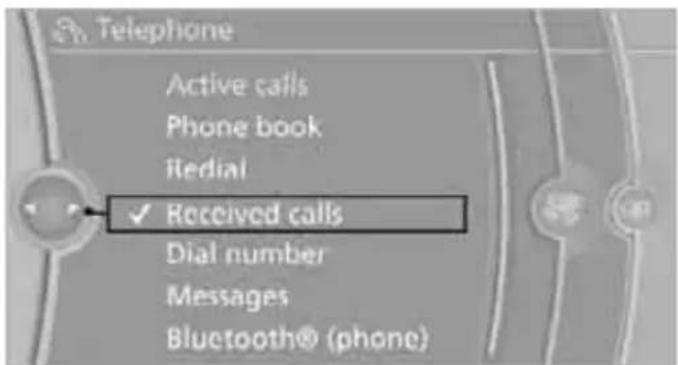BMW 335i Coupe (2012) - Displaying calls - 1