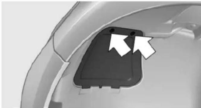 BMW 528i xDrive Sedan (2012) - Accessing the bulbs - 1