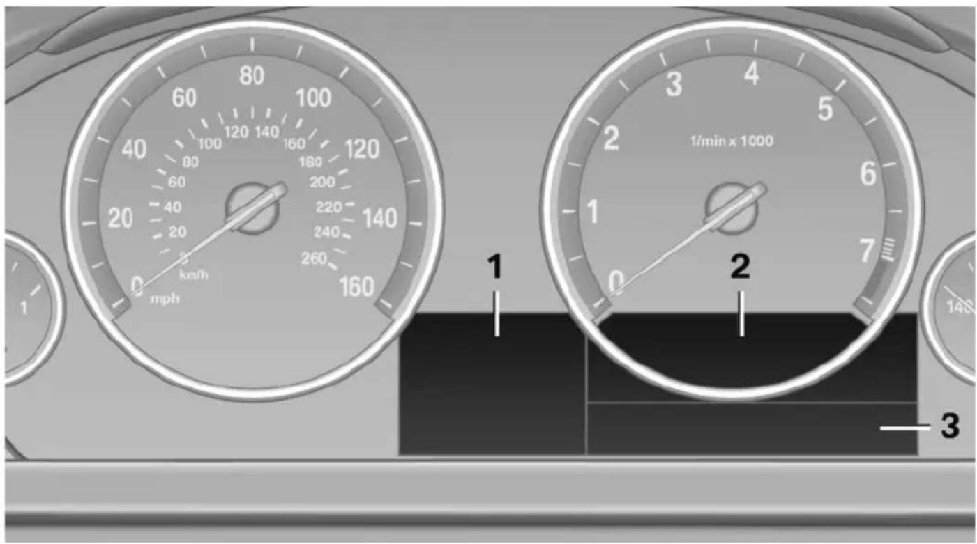 BMW 528i xDrive Sedan (2012) - Overview, instrument cluster - 1