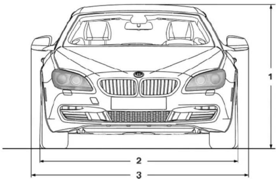 BMW 650i xDrive Coupe (2012) - Dimensions - 1