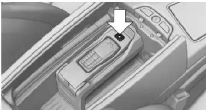 BMW 650i xDrive Coupe (2012) - Removing the mobile phone - 1