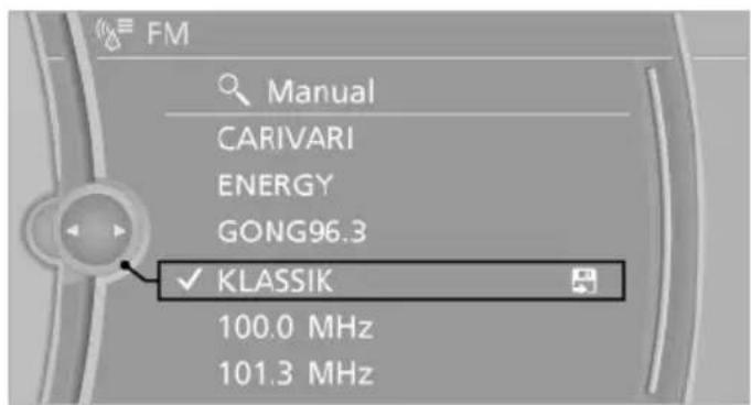 BMW 650i xDrive Coupe (2012) - Storing a station - 1