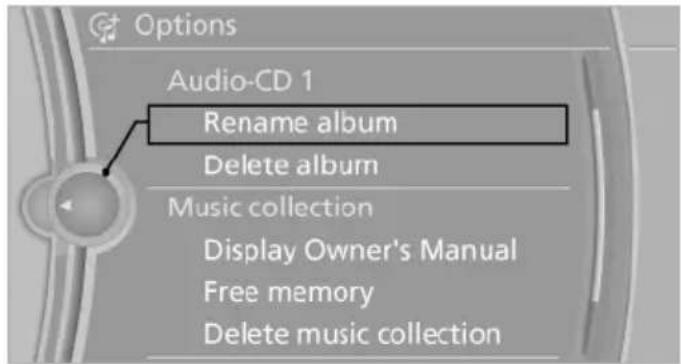 BMW 650i xDrive Coupe (2012) - Renaming an album - 1