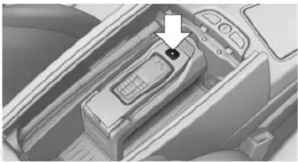 BMW 650i xDrive Convertible (2012) - Removing the mobile phone - 1