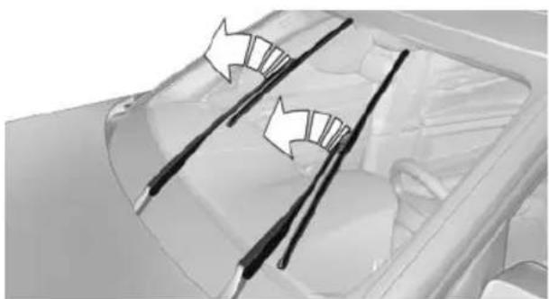 BMW 650i xDrive Convertible (2012) - Replacing the wiper blades - 1