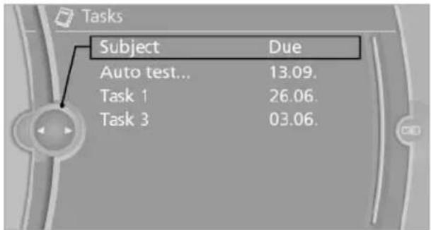 BMW 650i xDrive Convertible (2012) - Sorting the task list - 1