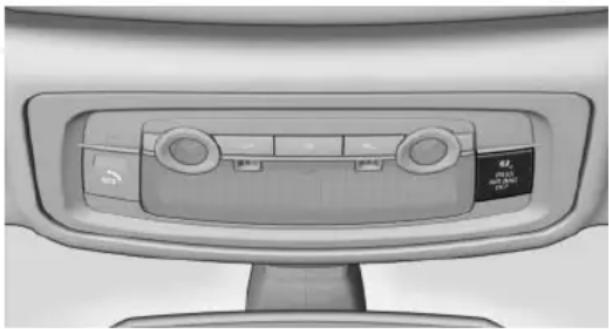 BMW 650i xDrive Convertible (2012) - Indicator lamp for the front passenger airbags - 1