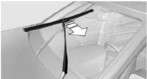 BMW 650i xDrive Convertible (2012) - Replacing the wiper blades - 2