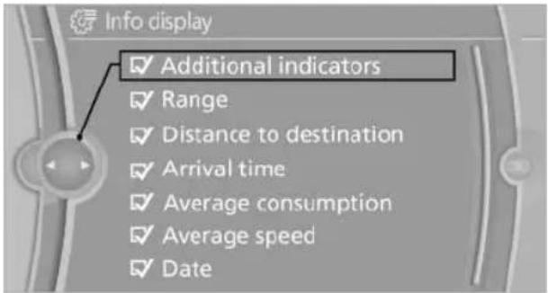 BMW 650i xDrive Convertible (2012) - Displaying the current fuel consumption - 1