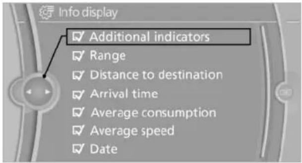 BMW 650i xDrive Convertible (2012) - Displaying the cruising range - 1